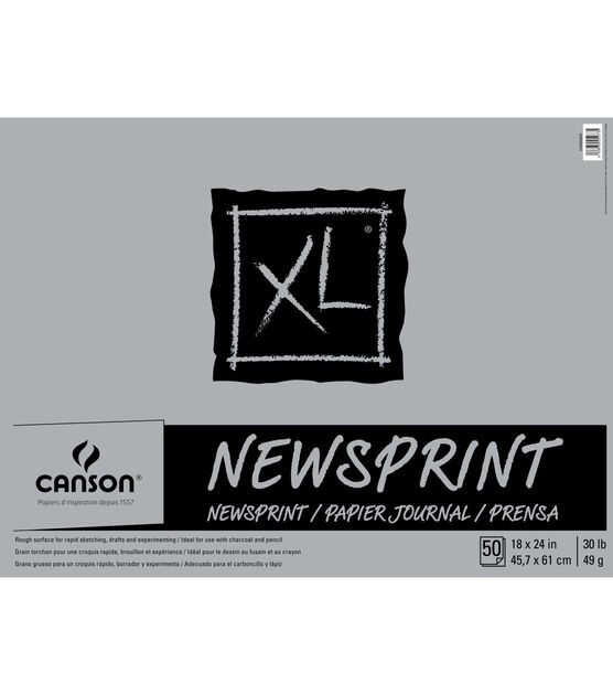Canson Newsprint Paper Pad 18"X24"