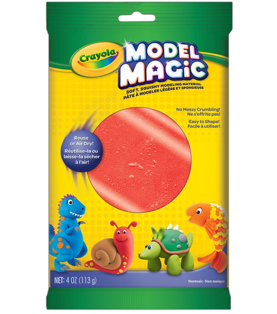 Crayola Model Magic Modeling Clay, Red, swatch, image 11