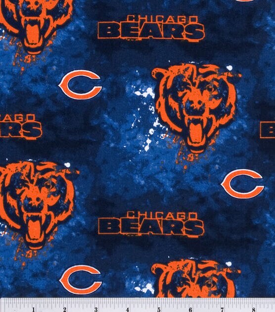 Fabric Traditions Chicago Bears Cotton Fabric Mascot