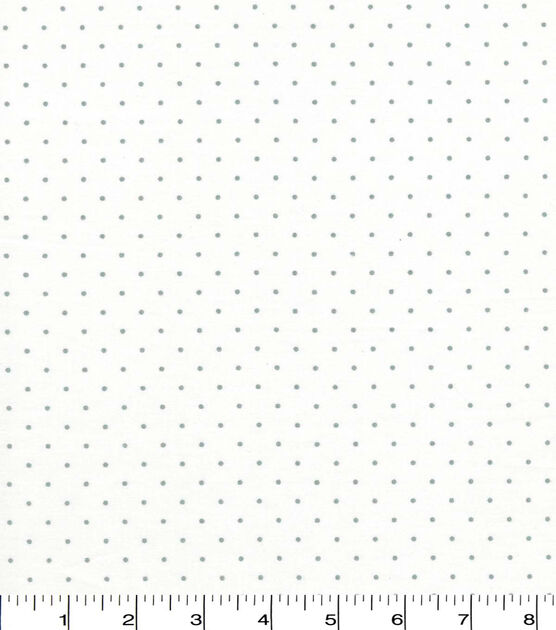 Light Gray Swiss Dots Quilt Cotton Fabric by Quilter's Showcase, , hi-res, image 2