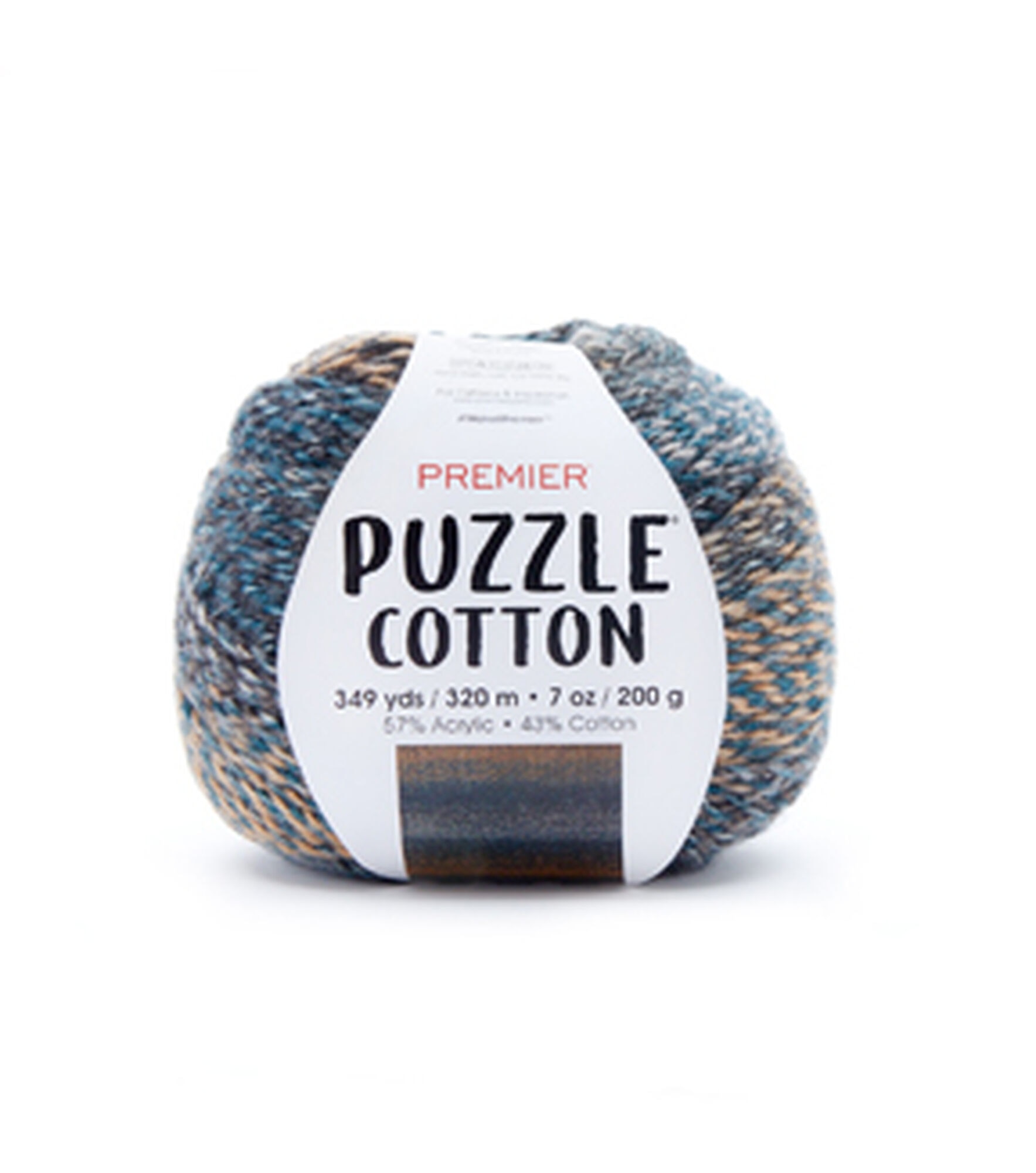 Premier Worsted Cotton Blend Puzzle Yarn