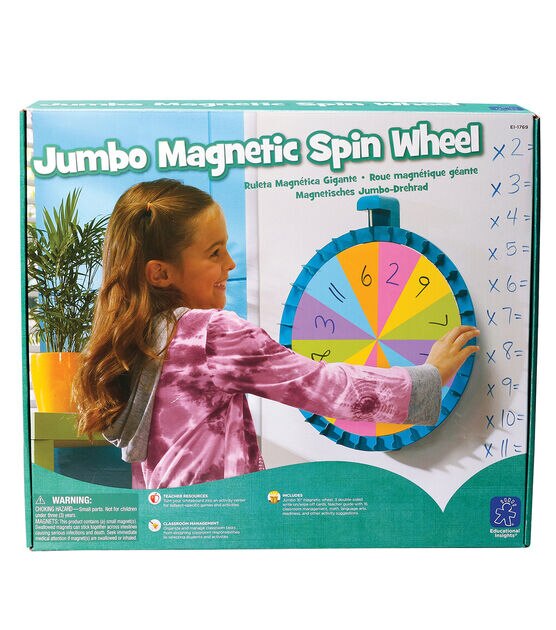 Educational Insights 4ct Jumbo Magnetic Spin Wheel Set