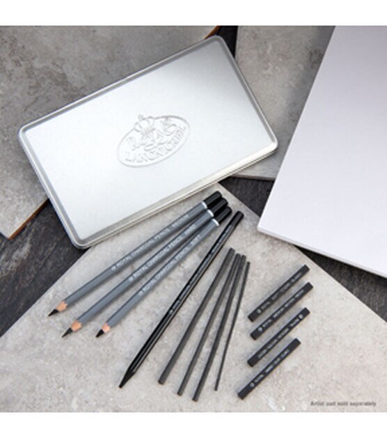 Royal Brush Advanced Charcoal Art Set with Tin, , hi-res, image 4