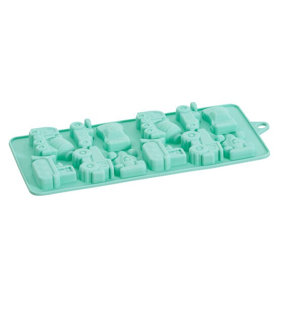 4" x 9" Silicone Trucks Candy Mold by STIR, , hi-res, image 3