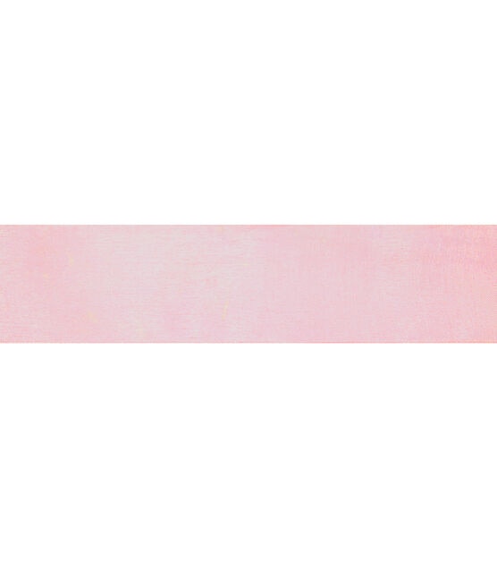 Ribbon Trends Organdy Ribbon 1.5'' Pink Solid, , hi-res, image 5