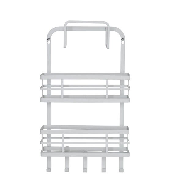 Honey Can Do 10" x 17" Over the Door 3 Tier Kitchen Organizer With Hooks, , hi-res, image 8