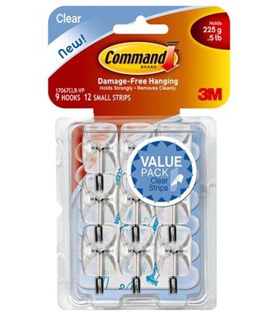 Command™ White Medium Wire Hooks Value Pack