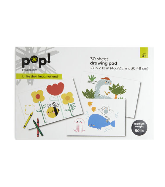 POP! Paper Pad Smooth 12x18 30 Sheets