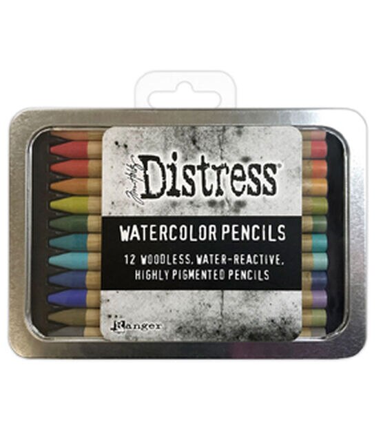 Tim Holtz 12ct Distress Watercolor Pencil Set 3