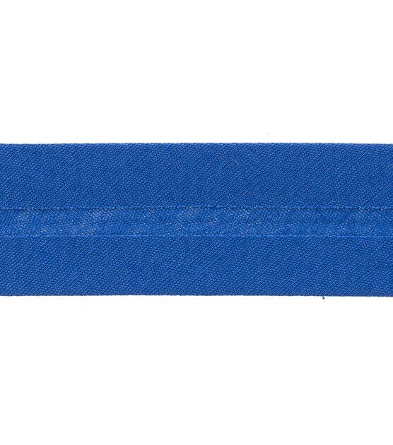 Double-Fold Cotton Poplin Bias Tape - 1/2 (13mm) wide - Navy