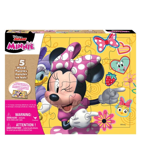 procedure vloek baai Wood Puzzle Minnie Mouse 5 in 1 | JOANNWood Puzzle Minnie Mouse 5 in 1 |  JOANN