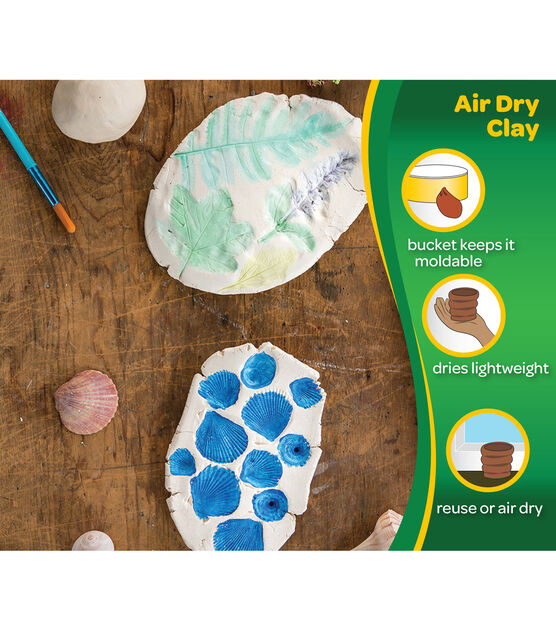 Crayola 5lbs White Air Dry Clay, , hi-res, image 9