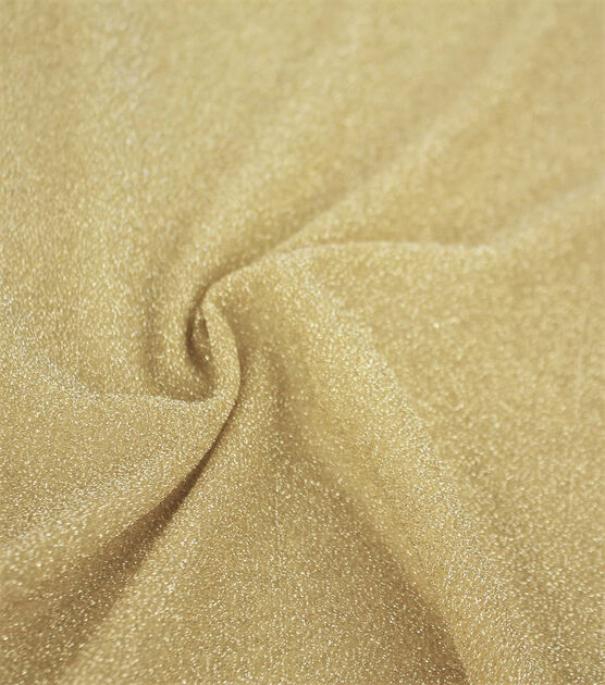 Metallic Knit Fabric Gold