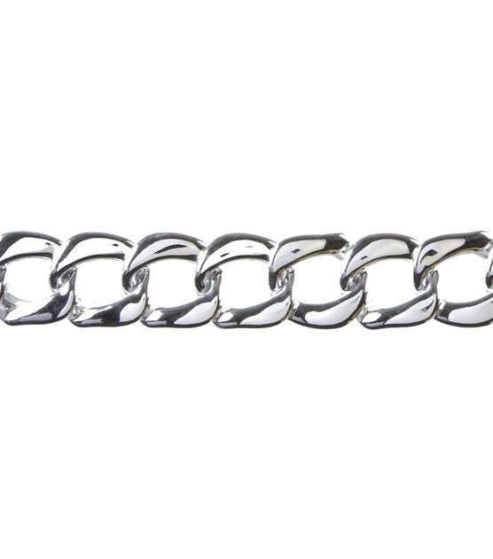 Simplicity Large Chain Link Trim Silver, , hi-res, image 2