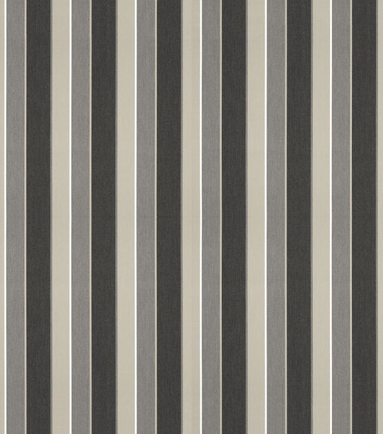 Sunbrella 46'' Stripes Premium Clinton Granite Print Outdoor Fabric