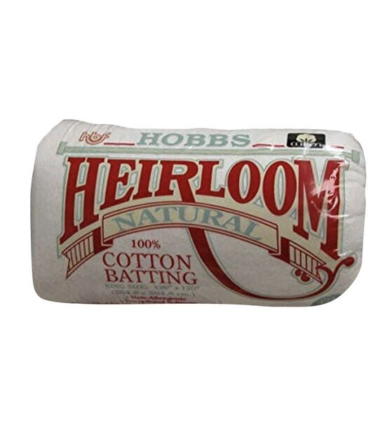 Hobbs Heirloom 100% Natural Cotton Batting- King