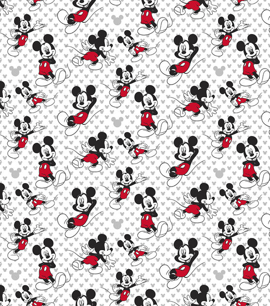 Disney Mickey Mouse Cotton Fabric  Totally Mickey Toss, , hi-res, image 2