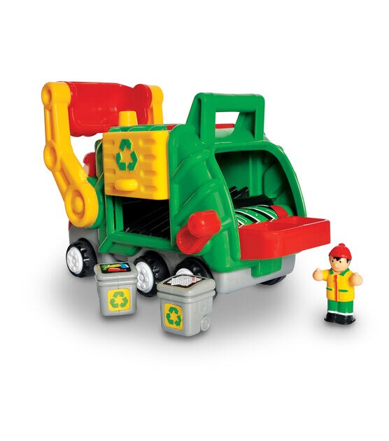 Wow Toys 6ct Flip N' Tip Fred Garbage Truck Toy, , hi-res, image 2