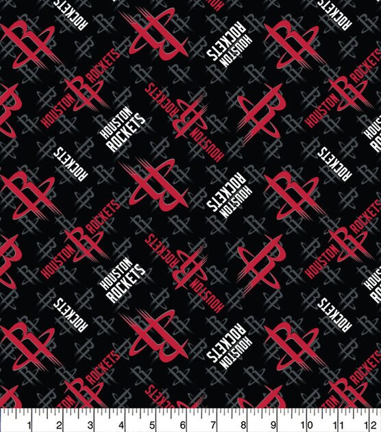 Houston Rockets Cotton Fabric Logo