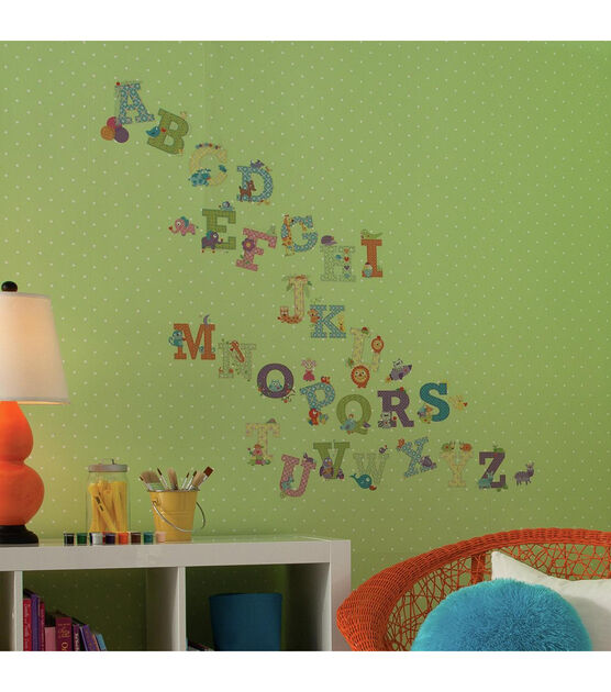 RoomMates Wall Decals Animal Alphabet Dena Designs, , hi-res, image 3