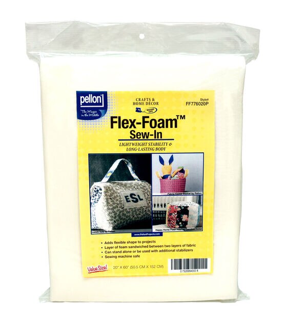 Pellon 20" x 60" Sew In Flex Foam Stabilizer