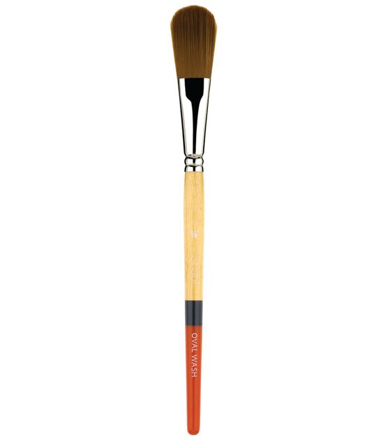 Princeton Brush Snap Gold Taklon Brush Liner & Wash Oval Wash 3/4"
