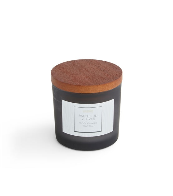 Haven St. Candle Co. 5 oz Patchouli Vetiver Scented Wooden Wick Candle