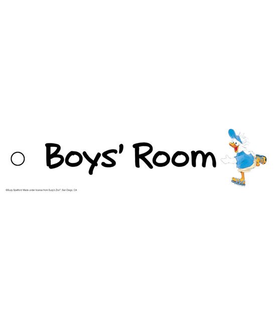 Busy Kids Learning Suzy Zoo Boys Room Pass