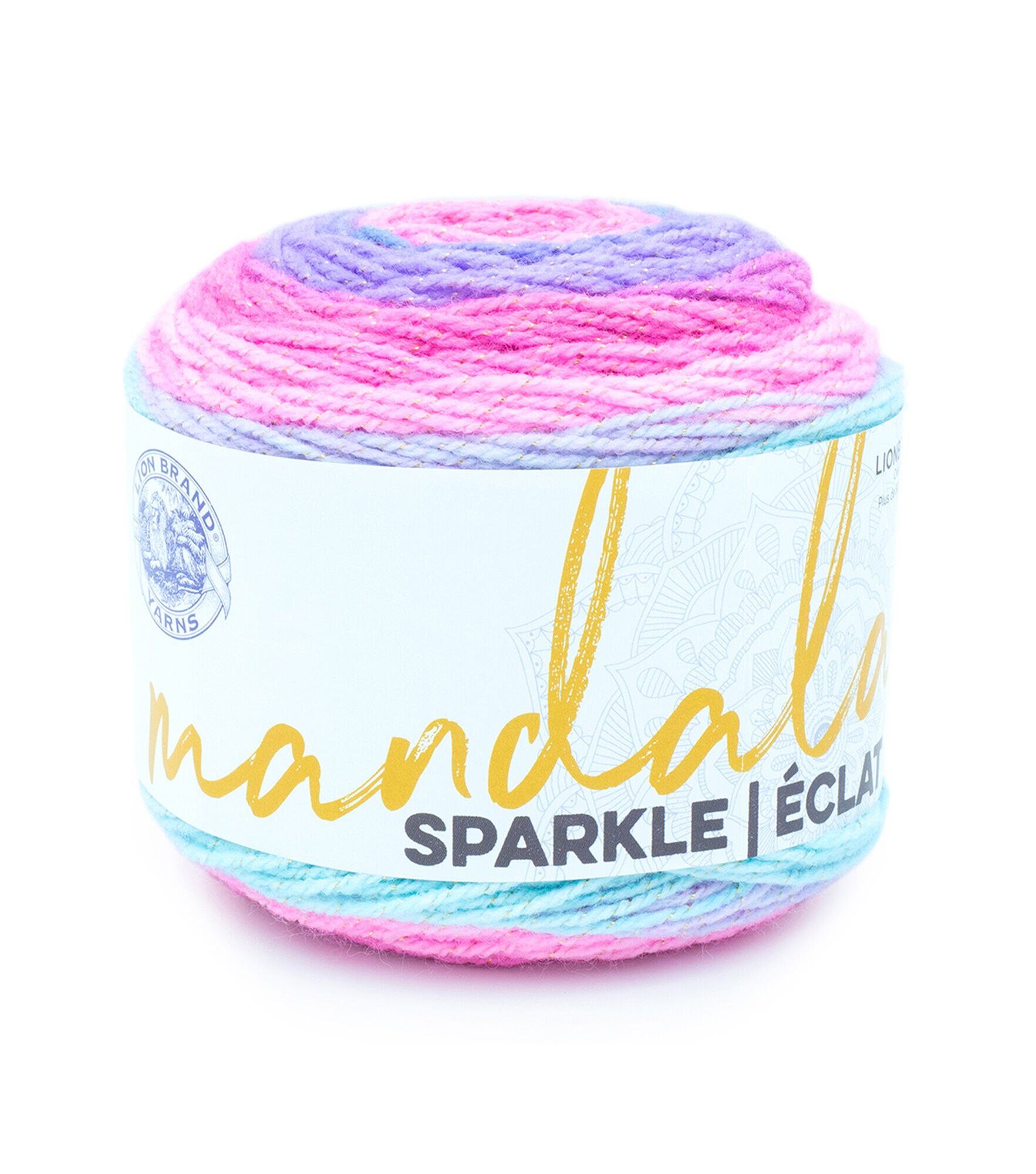 Lion Brand Yarn Mandala Sparkle Light Weight Acrylic Yarn