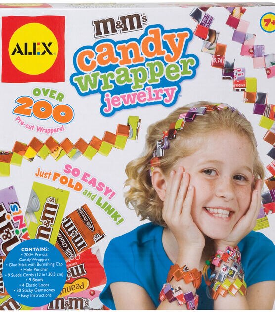 Alex Toys M&M's Candy Wrapper Jewelry Kit