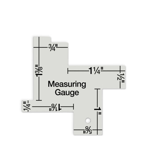 Dritz 14 in 1 Measuring Gauge, 1/8" to 2", , hi-res, image 4