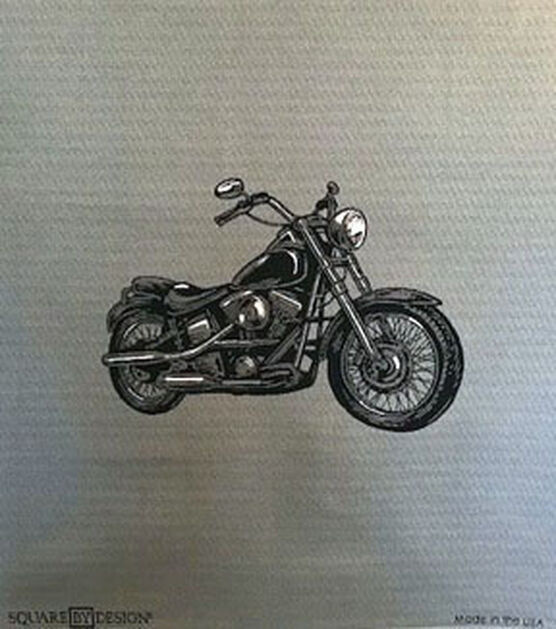 Square By Design Woven Fabric 25" Motorcycle