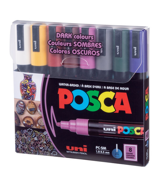 Posca PC-8K Metallic Color Set of 6