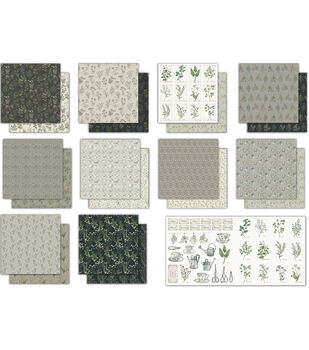  Craft Consortium Double-Sided Paper Pad 12X12 30/Pkg-Tropical  Paradise, 20 Designs, Multi