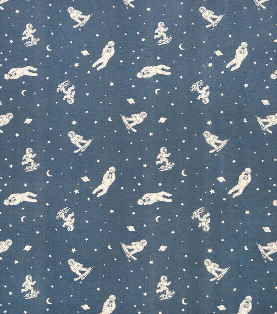 POP! Astronaut Sports Super Snuggle Flannel Fabric