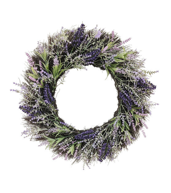23" Spring Lavender & Berry Wreath by Bloom Room