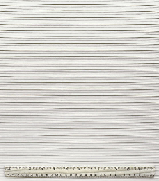 Casa Collection White Pleated Satin Apparel Fabric, , hi-res, image 2