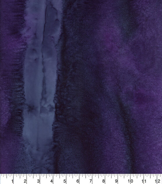 Salt Stripe Navy Batik Cotton Fabric, , hi-res, image 2