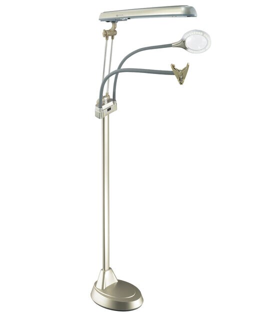 OTTLITE SEWING LAMP OR DESK LAMP WITH CRAFT ORGANIZER SPACE - PRISTINE