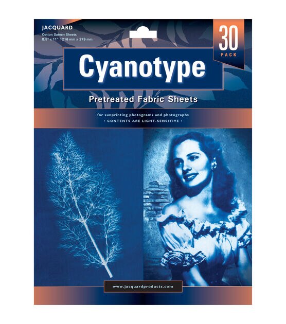 Cyanotype Store Fabric Squares 8 in. x 8 in. - 25 Pack Mixed Colors