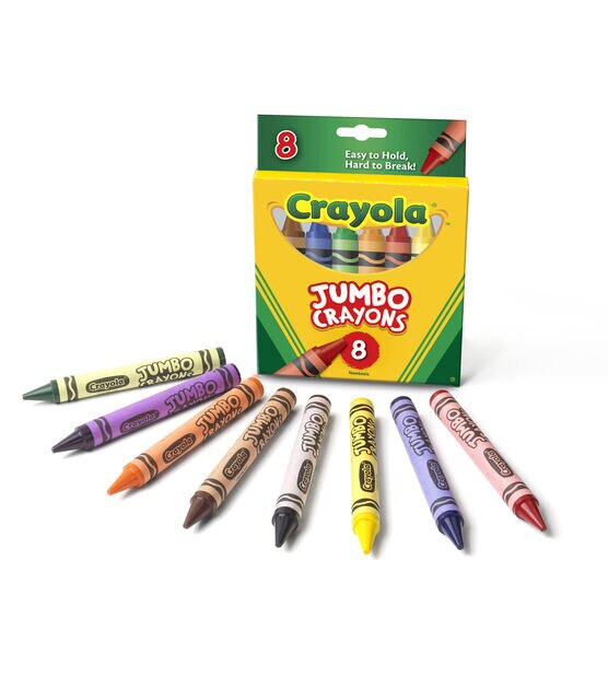 Crayola 8ct Multicolor Jumbo Crayons, , hi-res, image 4