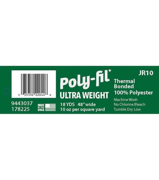 Fairfield Ultra Weight Bonded 100% Polyester Batting 10oz 48", , hi-res, image 2