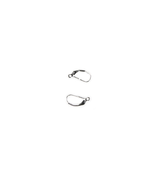17mm Sterling Silver Plated French Clip on Earrings 2pk by hildie & jo