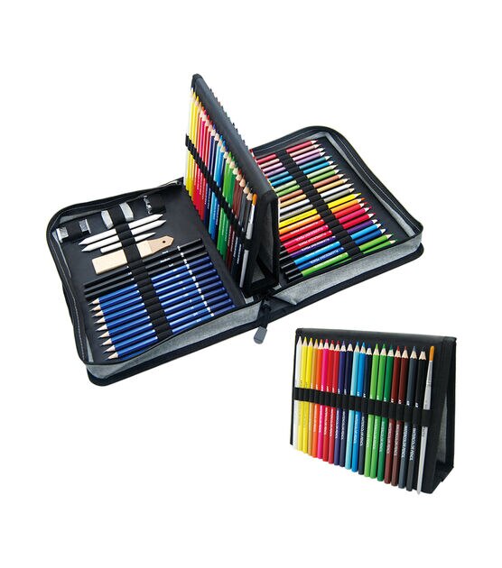 84ct Sketch & Drawing Set With Storage Case by Artsmith, , hi-res, image 3