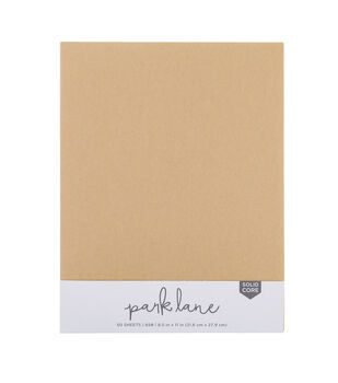 100 Sheet 8.5 x 11 Pastel Smooth Cardstock Paper Pack by Park