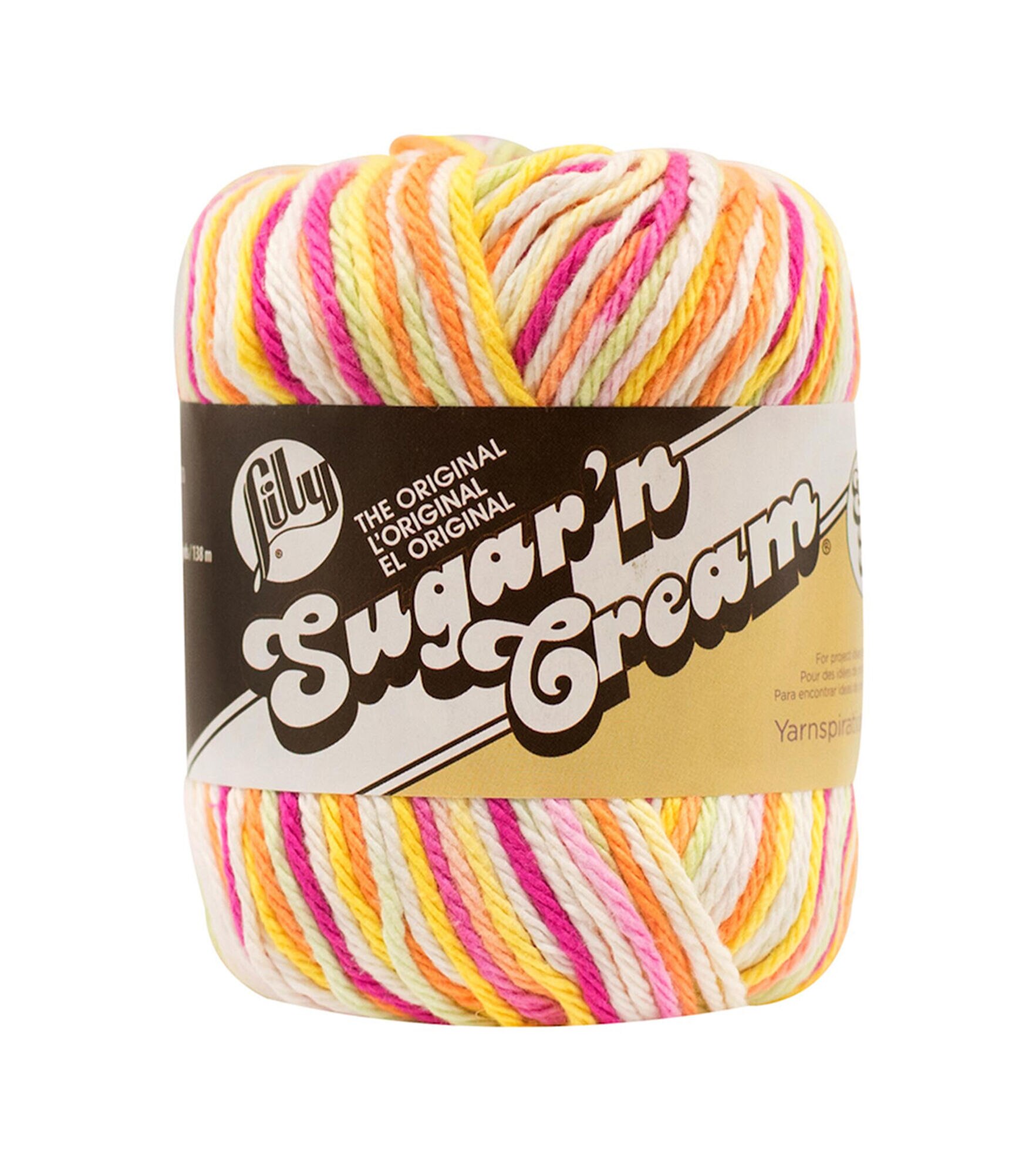 Lily Sugar'n Cream Super Size Worsted Cotton Yarn, Over The Rainbow, hi-res