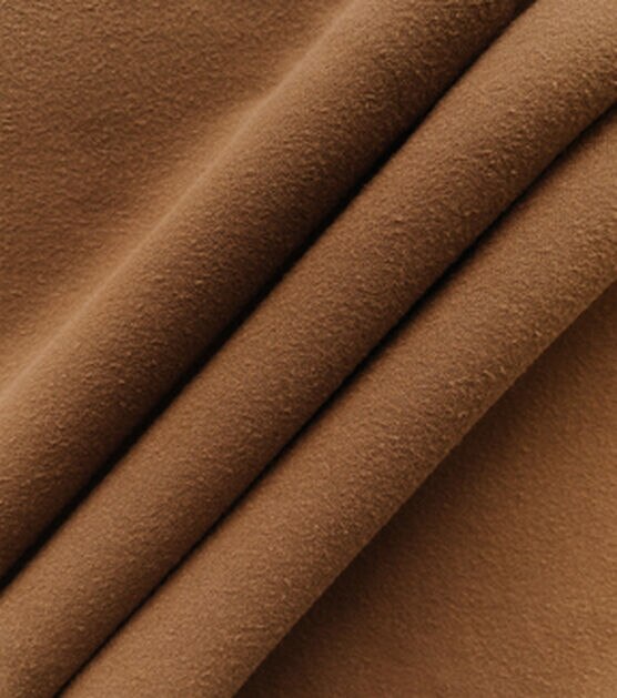 Brown Jersey Knit Recycled Polyester Apparel Fabric, , hi-res, image 2