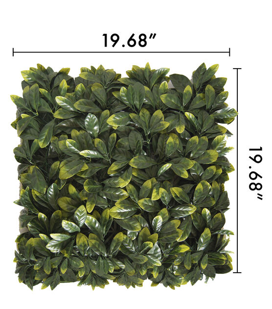 Greensmart Dekor 20" Artificial Lemon Style Plant Wall Panels 4pk, , hi-res, image 2