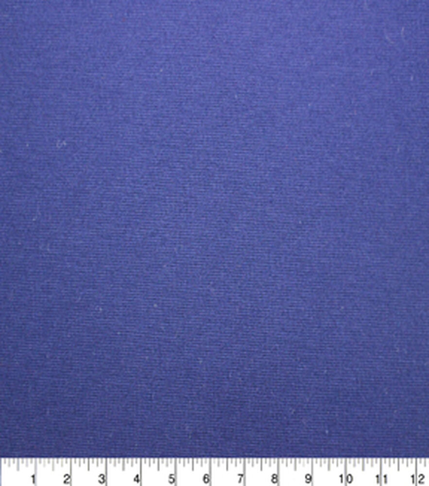 Solid Refined Ponte Knit Fabric, Blue, swatch