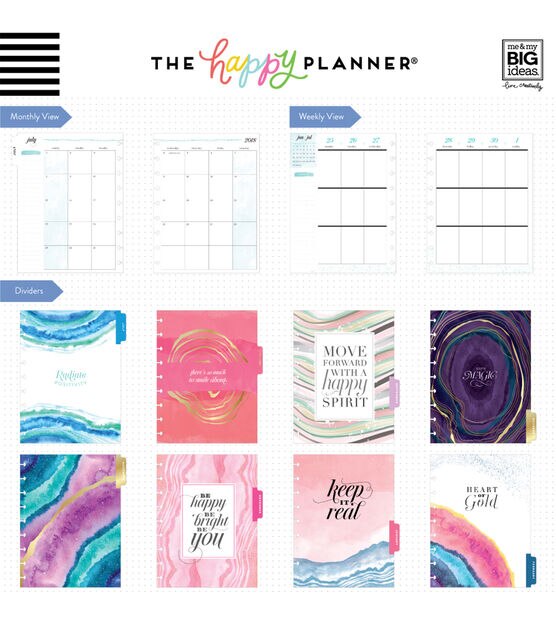 Happy Planner Classic Dated Planner Agate, , hi-res, image 2